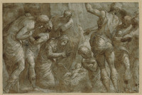B 060
<br/>
Aanbidding door de herders
<br/>
<em>Fasolo, Giovanni Antonio (1530-1572)</em>
